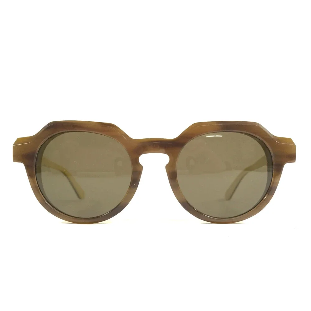 J. F. Rey Sunglasses PORTLAND 9055SOL Brown Yellow Frames Brown Polarized Lenses
